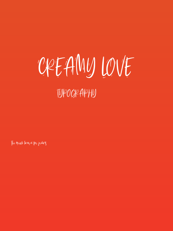 Creamy Love Poster
