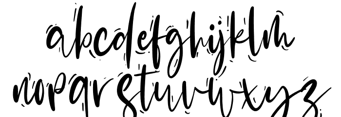 Creamy Love Font LOWERCASE