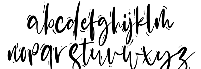 Creamy Love Font LOWERCASE