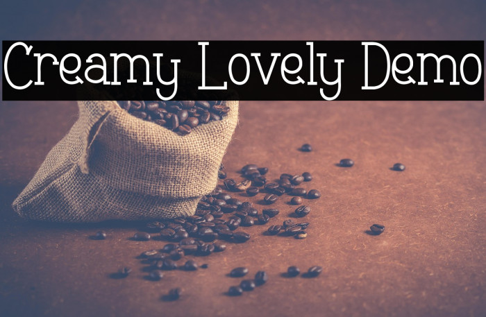 Creamy Lovely Demo Example 1