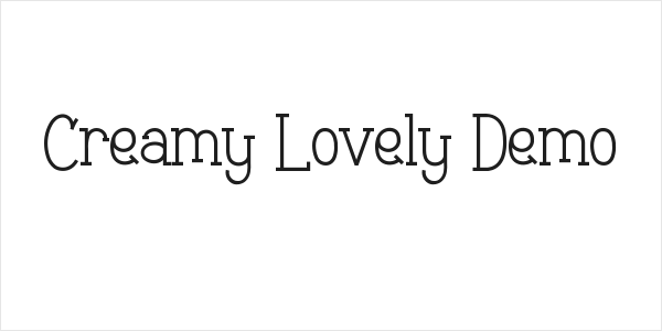 Creamy Lovely Demo Logo