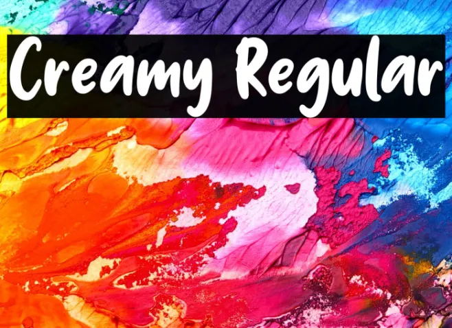 Creamy Regular Example 1