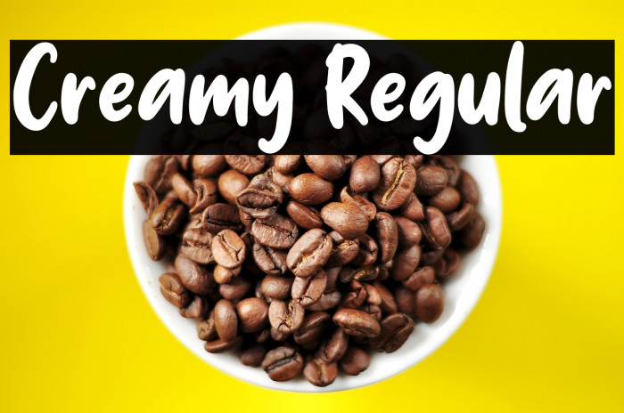 Creamy Regular Example 2