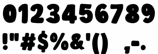 Creamy Soup Polices AUTRES CHARS