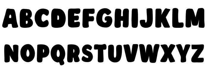 Creamy Soup Font UPPERCASE