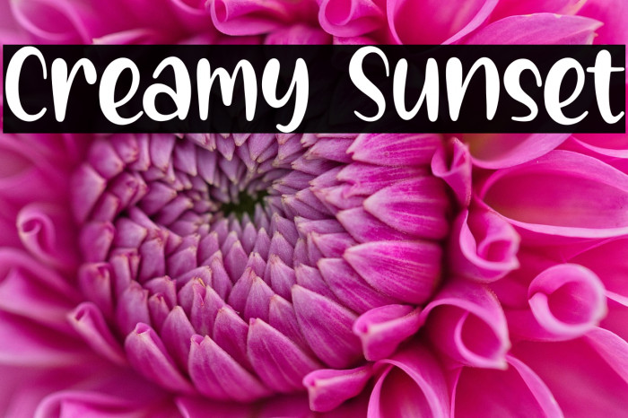 Creamy Sunset Example 2