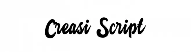 Creasi Script  Fuentes Gratis Descargar