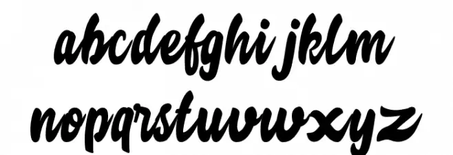 Creasi Script Шрифта строчной