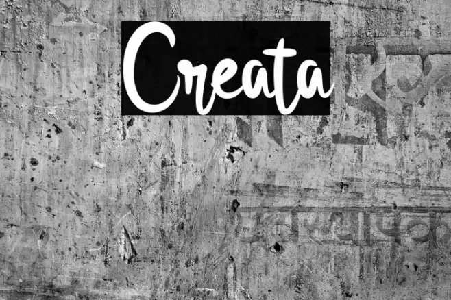 Creata Font examples