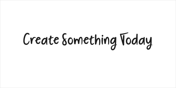 Create Something Today Logo
