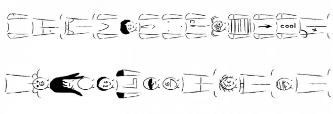 Create a Cartoon! [Male basic] Font LOWERCASE