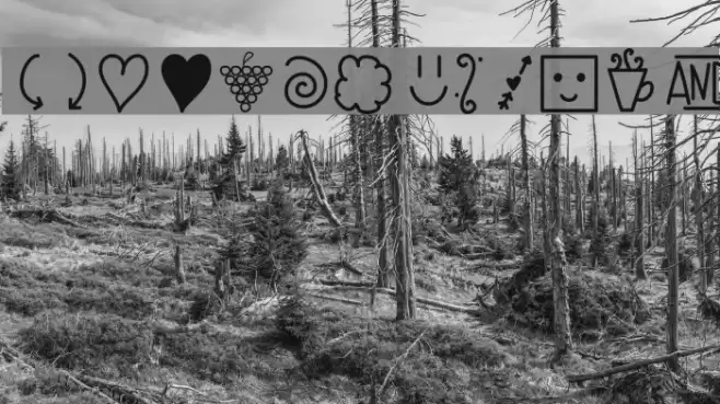 CreateDoodles Font examples