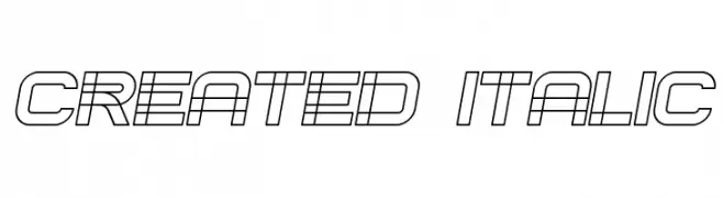 Created Italic 