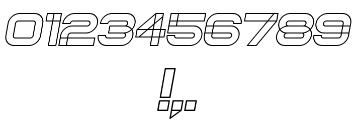 Created Italic Font OTHER CHARS