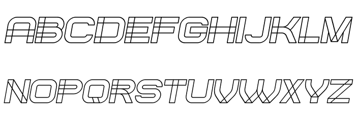 Created Italic Font LOWERCASE
