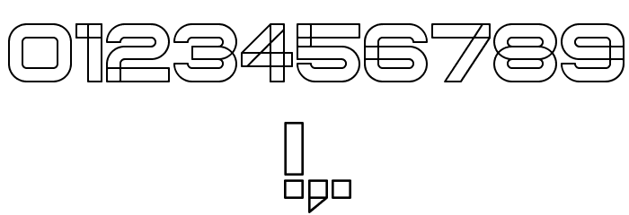 Created Regular Font OTHER CHARS