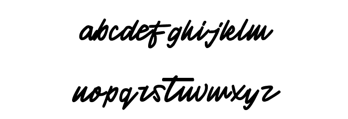 Created Font LOWERCASE