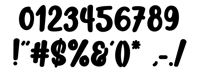 Createland フォント その他の文字