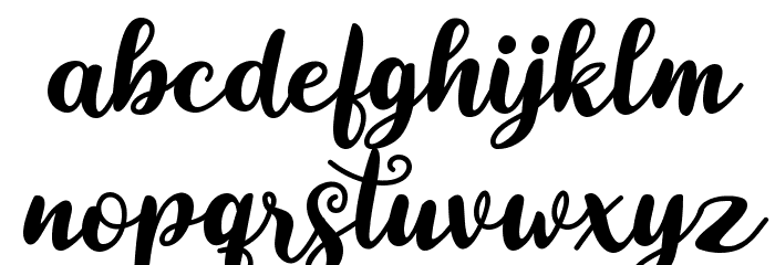 Creatie Font LOWERCASE