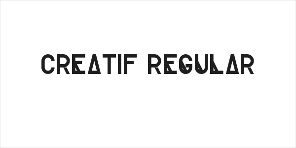 Creatif Regular Logo