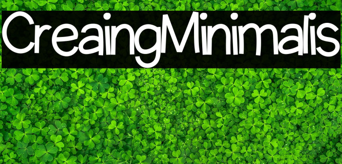 Creating Minimalist Example 3