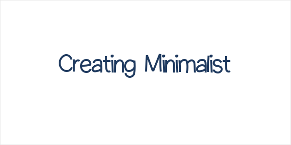Creating Minimalist Logo