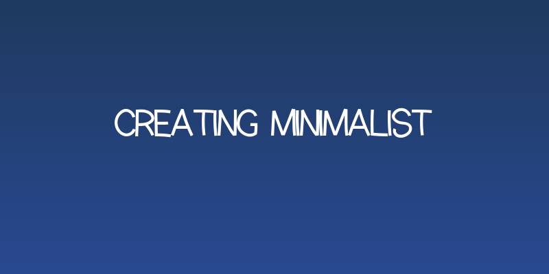 Creating Minimalist Social Header
