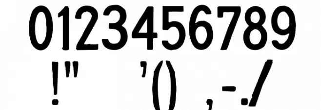 Creatinin PAP Font OTHER CHARS