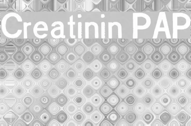 Creatinin PAP Font examples
