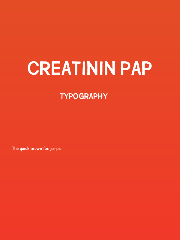 Creatinin PAP Poster