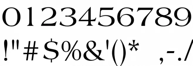 Creation Italic フォント その他の文字