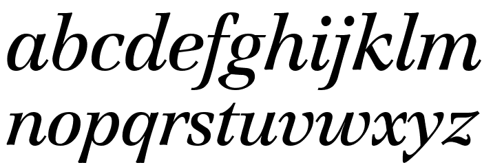 Creation Italic Font LOWERCASE