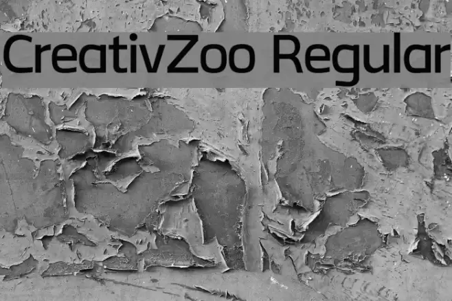 CreativZoo Regular Font examples