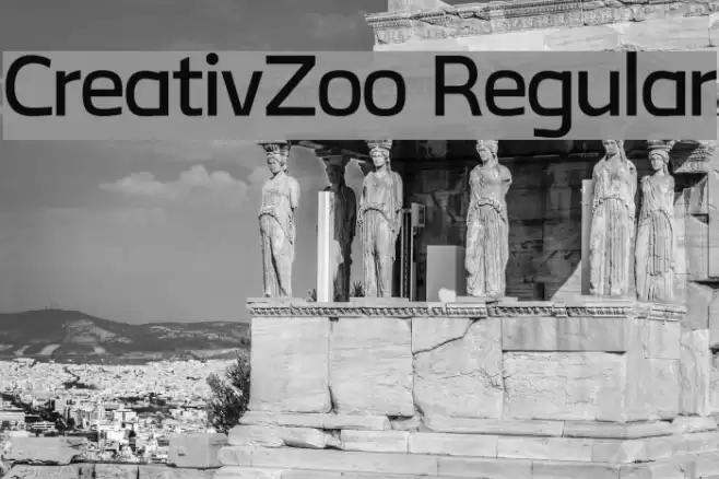 CreativZoo Regular Font examples