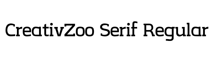 CreativZoo Serif Regular Font