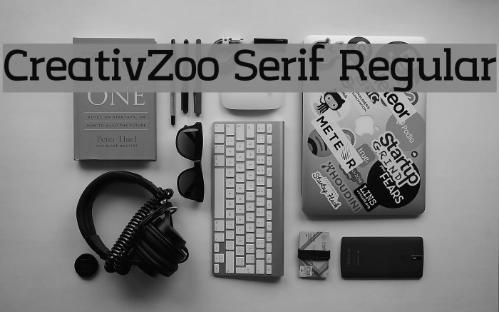 CreativZoo Serif Regular Font examples