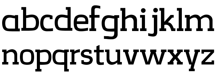 CreativZoo Serif Regular Font LOWERCASE