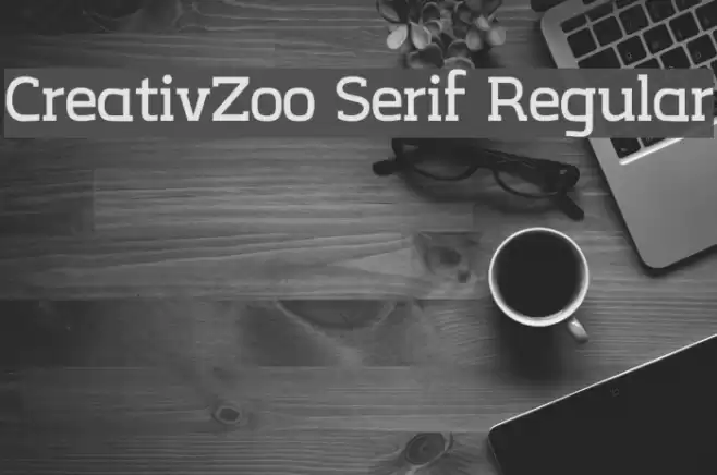 CreativZoo Serif Regular Font examples