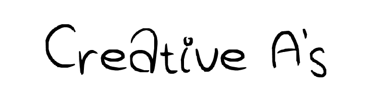 Creative A's Font