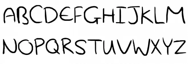 Creative A's Schriftart Groß