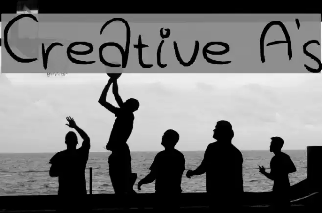 Creative A's フォント examples
