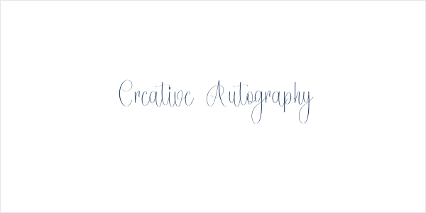 Creative Autography Logo