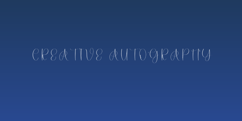 Creative Autography Social Header