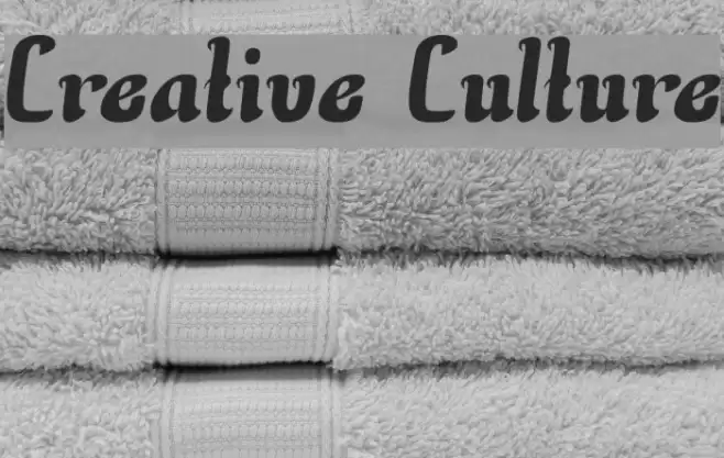 Creative Culture Fonte examples