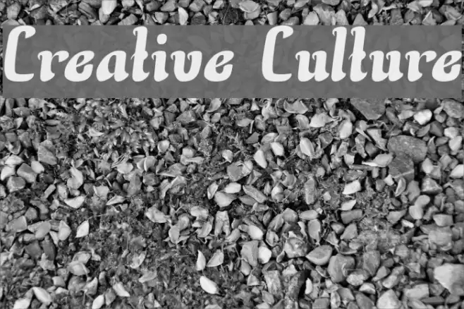 Creative Culture Fonte examples