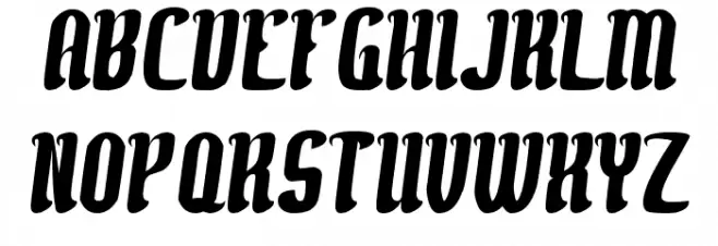 Creative Culture フォント 大文字