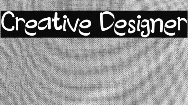 Creative Designer Font examples