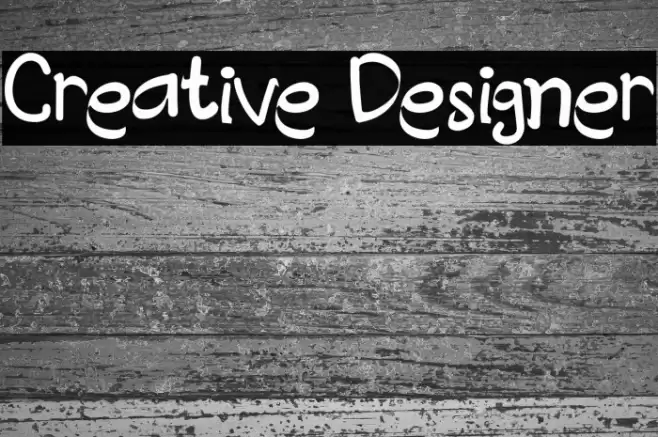 Creative Designer Font examples