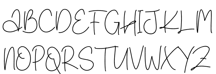 Creative Diary フォント 大文字