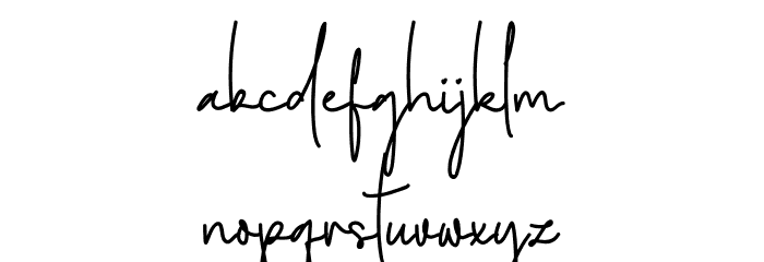 Creative Diary フォント 小文字